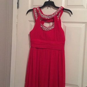 Beautiful special occasion red dress